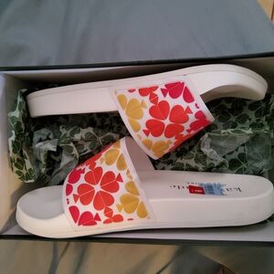 Kate Spade Women's Slide Sandals - Red and Yellow